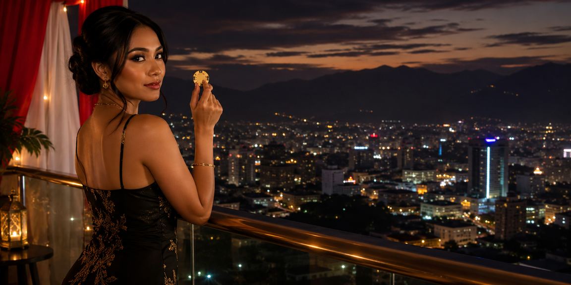 Tampilan bonus deposit di festival dengan pencahayaan cerah dan suasana penuh semangat